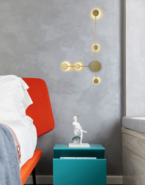 Настенный светодиодный светильник Inodesign Geometry Gold 44.9050